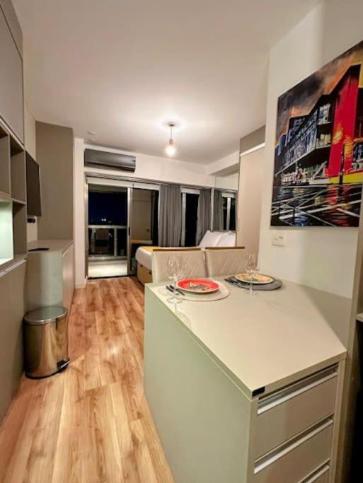 Studio Com Vista Incrivel 22º Andar Appartement São Paulo Buitenkant foto