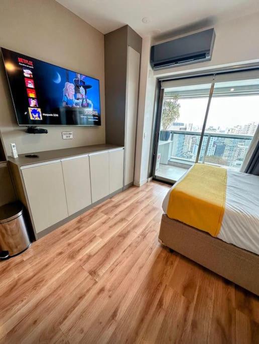 Studio Com Vista Incrivel 22º Andar Appartement São Paulo Buitenkant foto