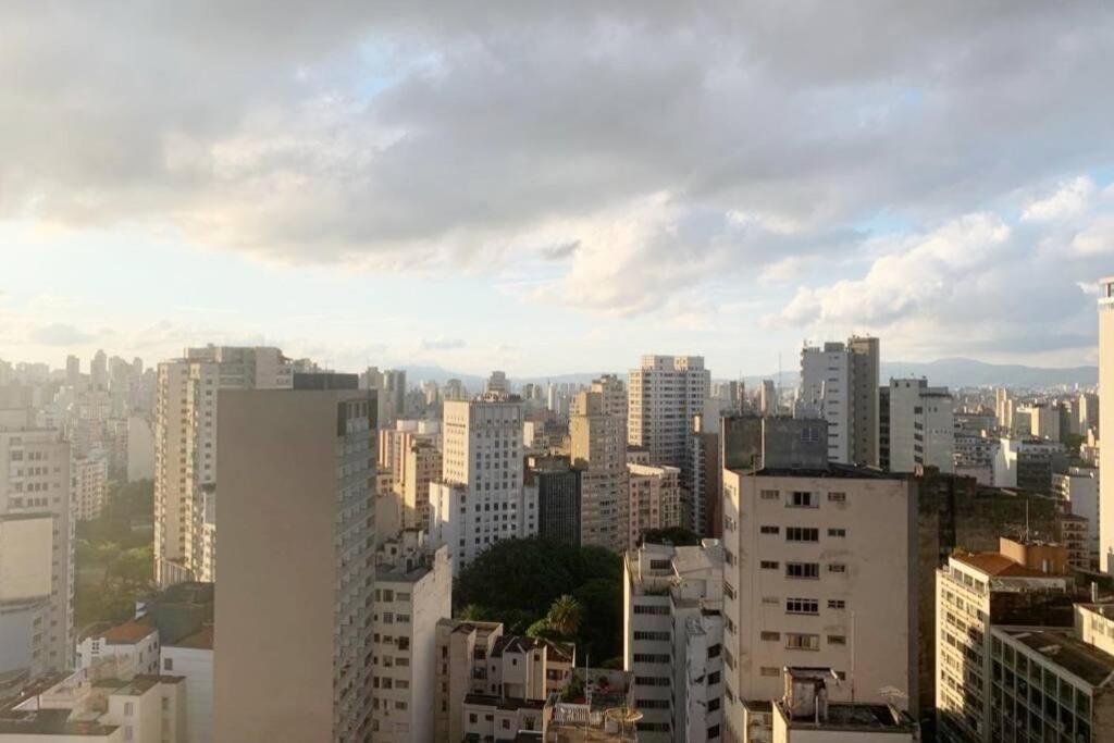 Studio Com Vista Incrivel 22º Andar Appartement São Paulo Buitenkant foto